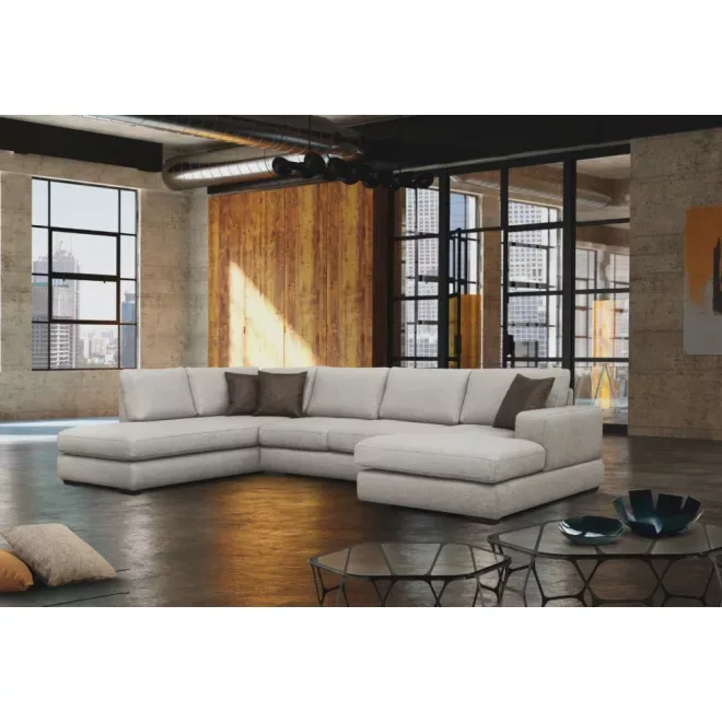 Alano U-alakú sarok ülőgarnitúra 219 cm X 358 X 159 cm - balos