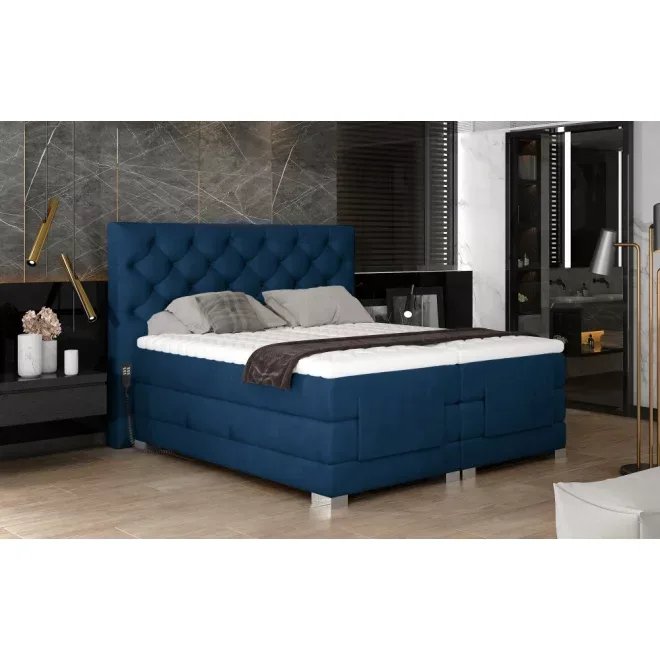 Cloe motoros boxspring ágy 160 X 200 hideghab topper