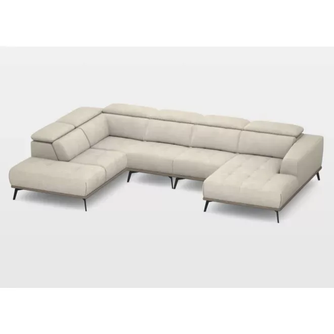 Davos U-alakú sarokgarnitúra 226 cm X 363 X 170 cm - balos