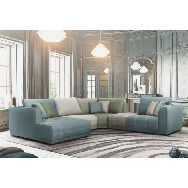 Dielo U-alakú sarokgarnitúra 162 cm x 350 cm x 296 cm - jobbos - kiállítási kedvezménnyel