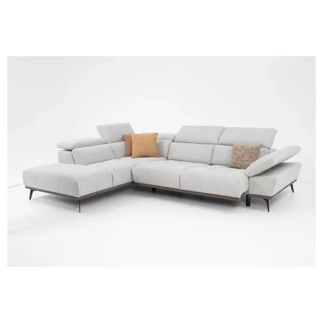 Foro sarok ülőgarnitúra 226 cm X 301 cm - motorosan mélyíthető ülőfelülettel - balos – kanapé a Kanape24 kínálatából