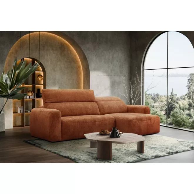 Gizo sarokkanapé elektromosan mélyíthető ülőfelülettel 272 cm x 159 cm - jobbos - – kanapé a Kanape24 kínálatából