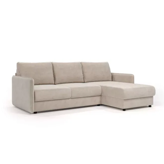 Delano Slim matracos sarokkanapé kanapé 276X160 jobb (160 széles matraccal) – kanapé a Kanape24 kínálatából