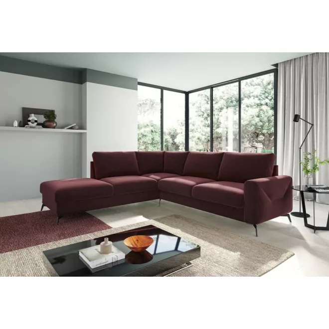 Moderno L-alakú ágyazható sarokkanapé - balos - 273 cm X 255 cm – kanapé a Kanape24 kínálatából