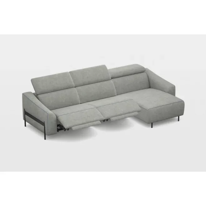 Luna sarokgarnitúra 295 cm X 160 cm - 2 elektromos relax funkcióval - jobb – kanapé a Kanape24 kínálatából